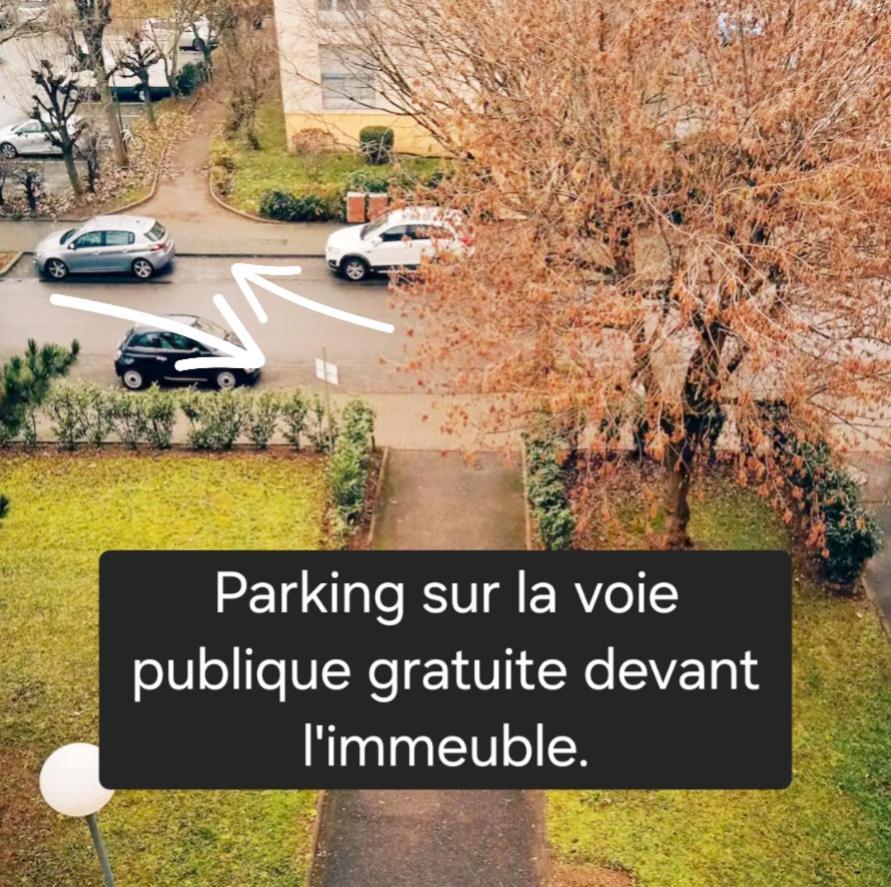Logement Dans Residence - A 10 Km Du Centre Ville Et A 5 Minute Du Parlement Europeen Avec Parking Gratuit Энайм Экстерьер фото